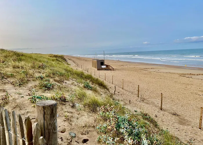 Charmante Maison Proche Avec Piscine Collective * Brem-sur-Mer
